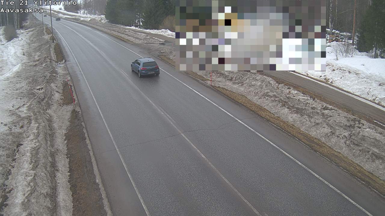 Weather Camera Image Väg 21 Ylitornio_Aavasaksa, Muonio, Lappi