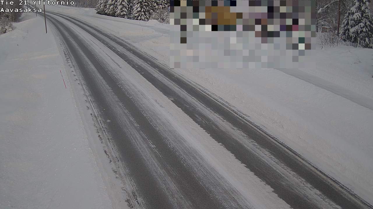 Weather Camera Image Väg 21 Ylitornio_Aavasaksa, Muonio, Lappi
