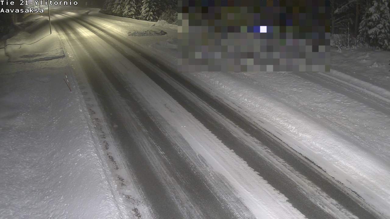Weather Camera Image Väg 21 Ylitornio_Aavasaksa, Muonio, Lappi