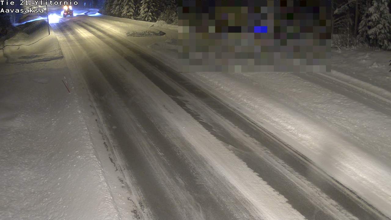 Weather Camera Image Väg 21 Ylitornio_Aavasaksa, Muonio, Lappi