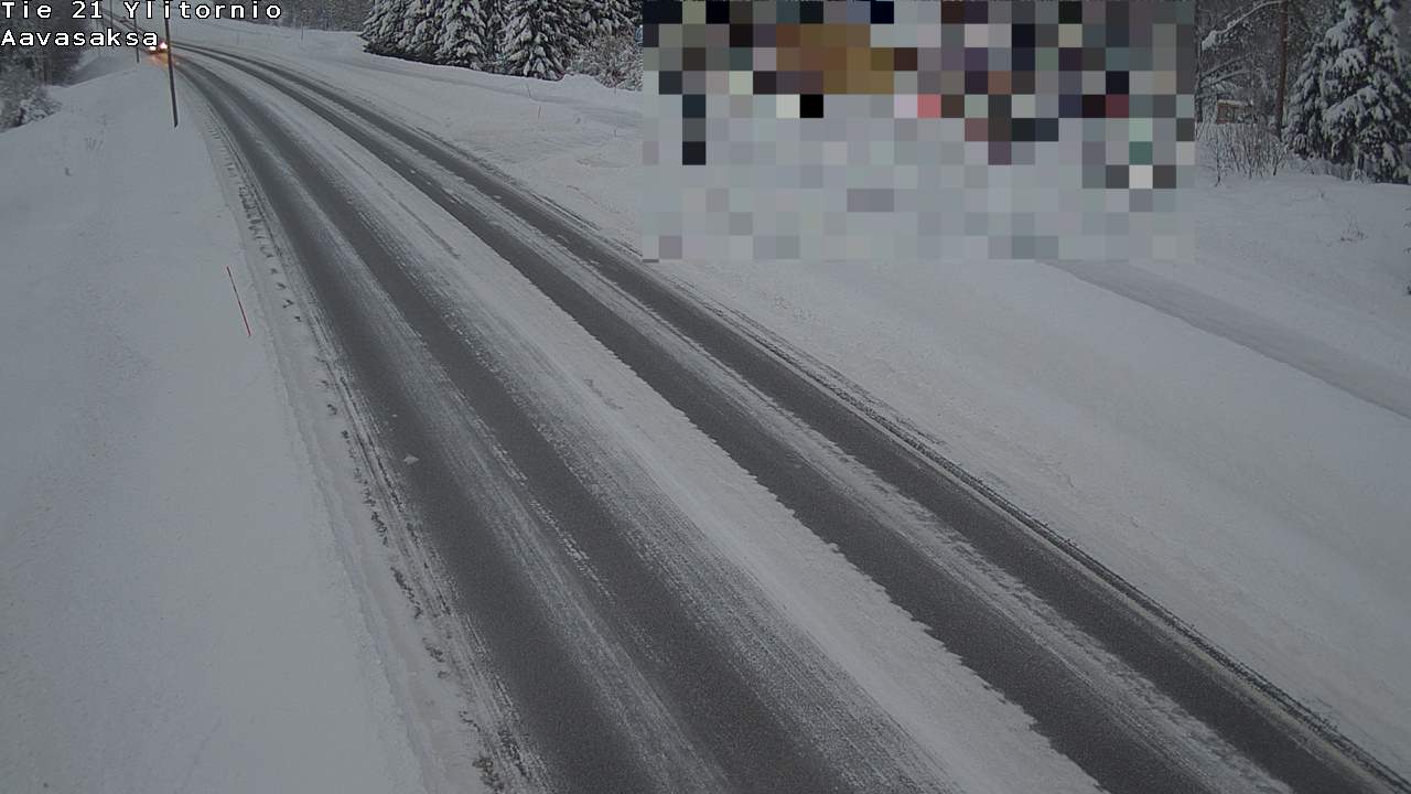Weather Camera Image Väg 21 Ylitornio_Aavasaksa, Muonio, Lappi