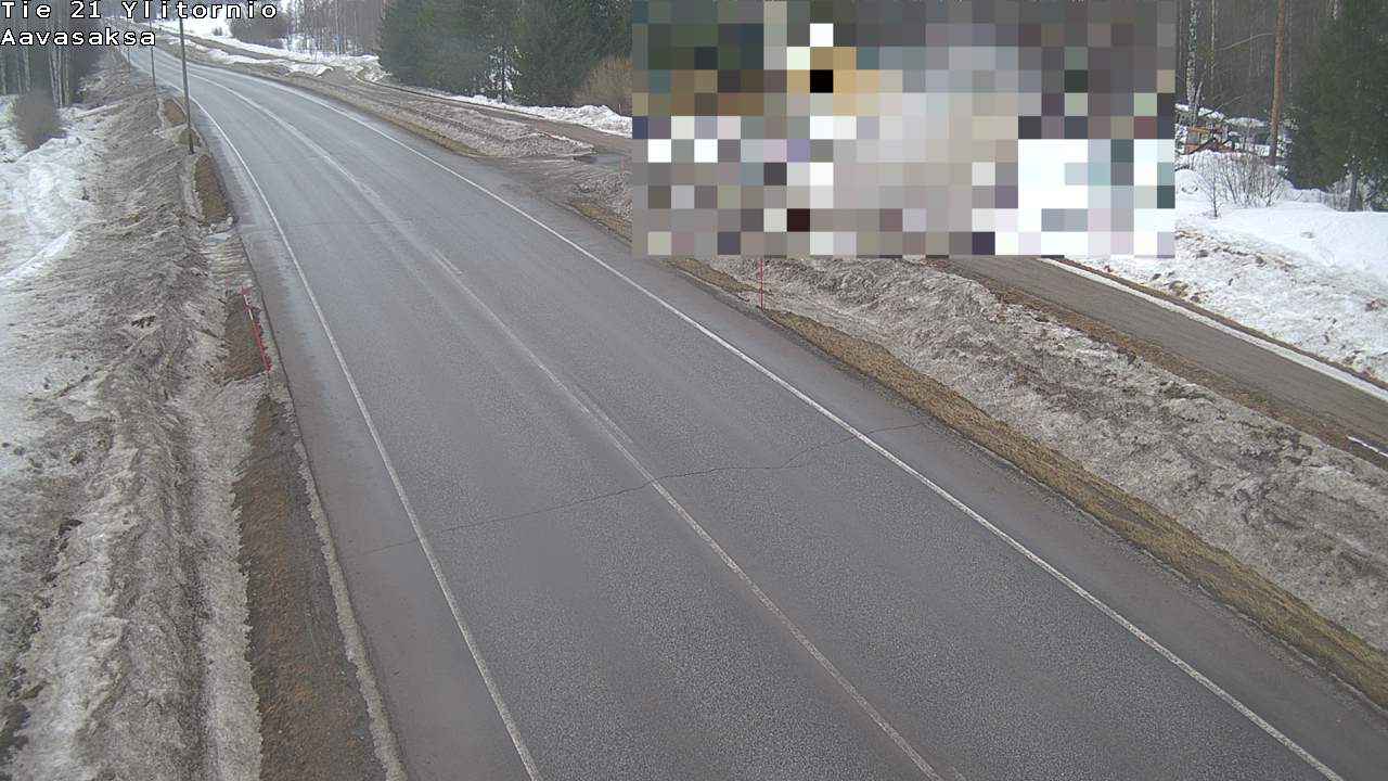 Weather Camera Image Väg 21 Ylitornio_Aavasaksa, Muonio, Lappi