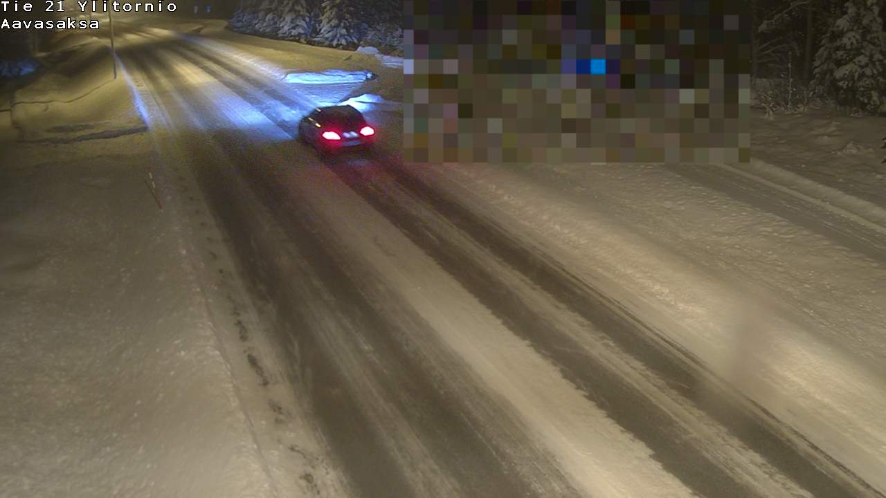 Weather Camera Image Väg 21 Ylitornio_Aavasaksa, Muonio, Lappi