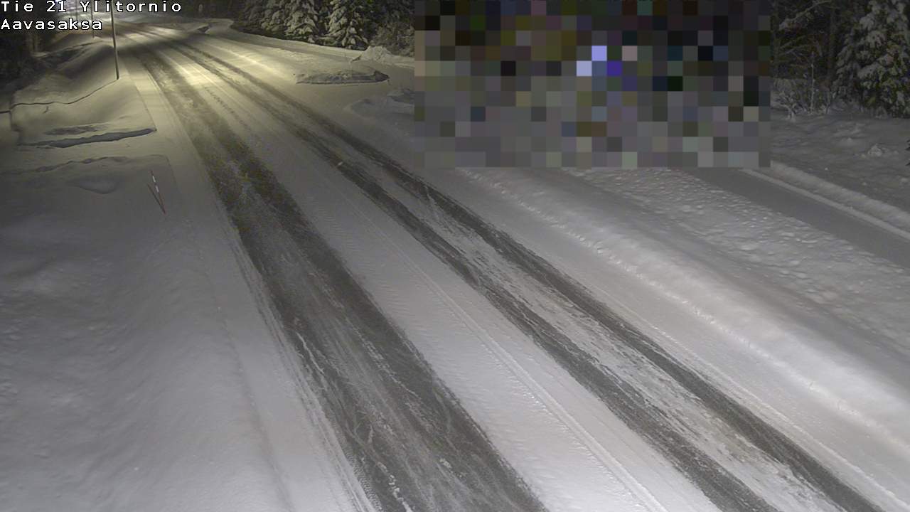 Weather Camera Image Väg 21 Ylitornio_Aavasaksa, Muonio, Lappi