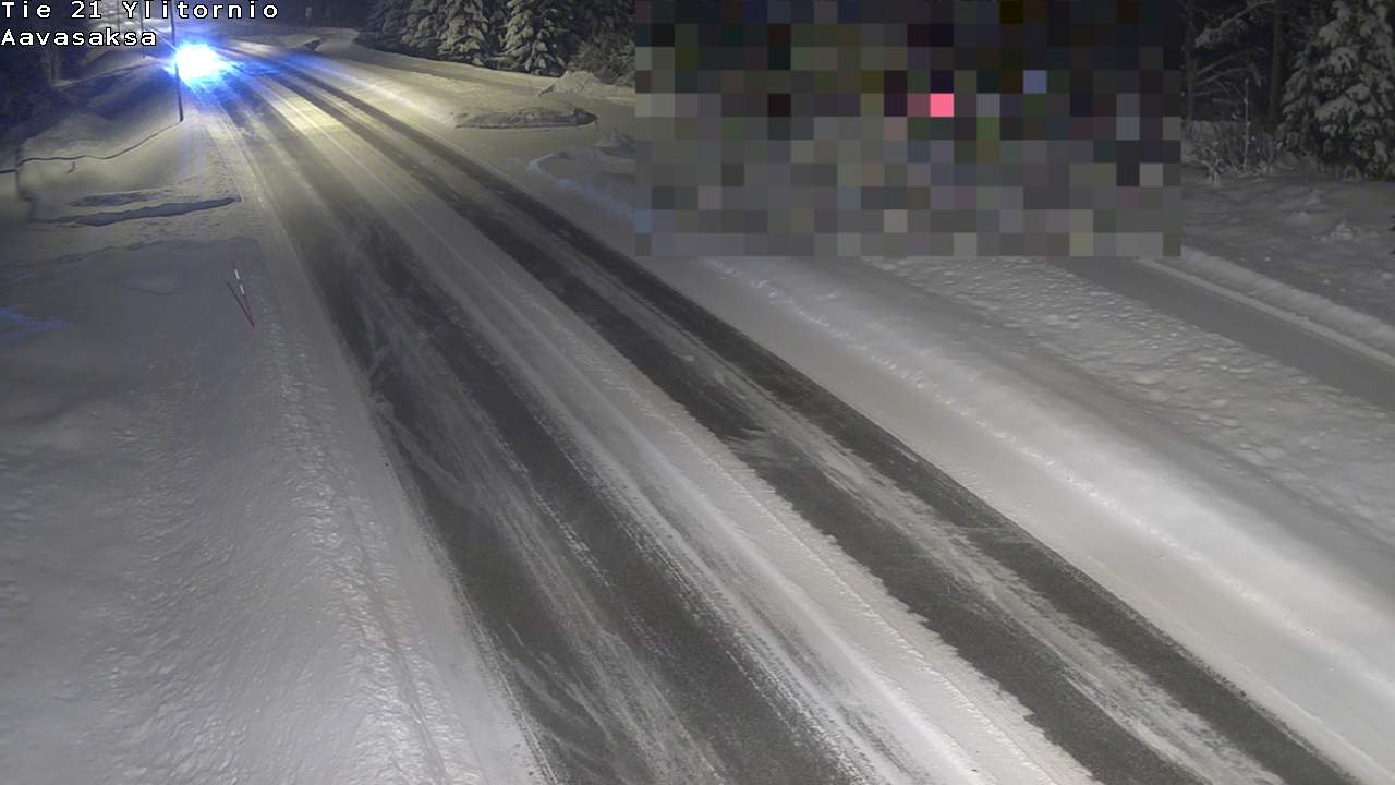 Weather Camera Image Väg 21 Ylitornio_Aavasaksa, Muonio, Lappi
