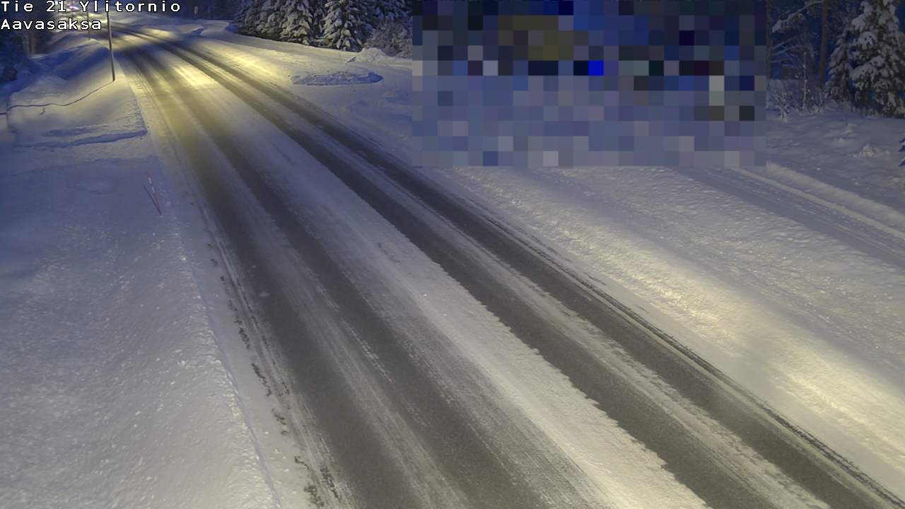 Weather Camera Image Väg 21 Ylitornio_Aavasaksa, Muonio, Lappi
