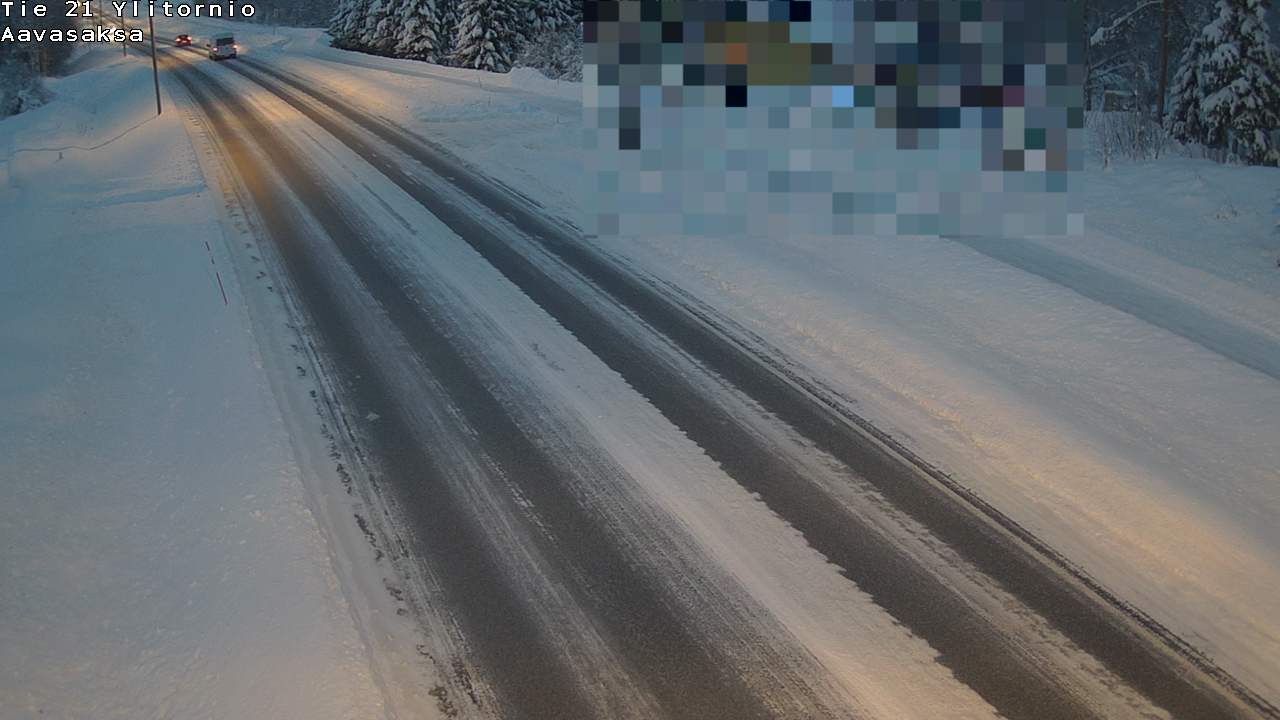 Weather Camera Image Väg 21 Ylitornio_Aavasaksa, Muonio, Lappi