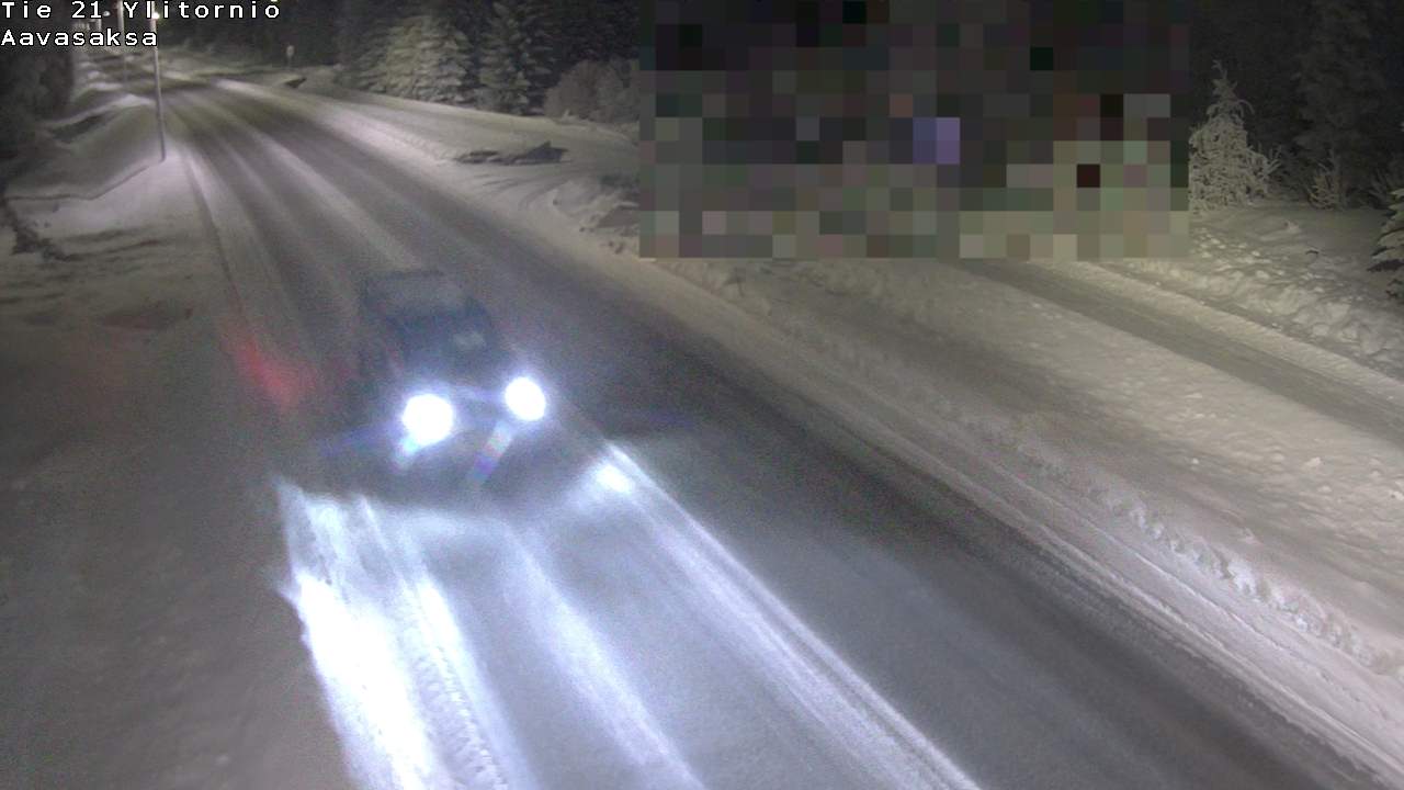 Kelikamerat Kuva Tie 21 Ylitornio_Aavasaksa, Muonio, Lappi