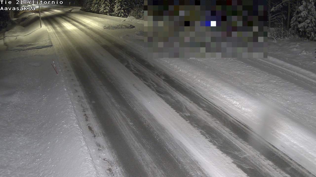 Weather Camera Image Väg 21 Ylitornio_Aavasaksa, Muonio, Lappi