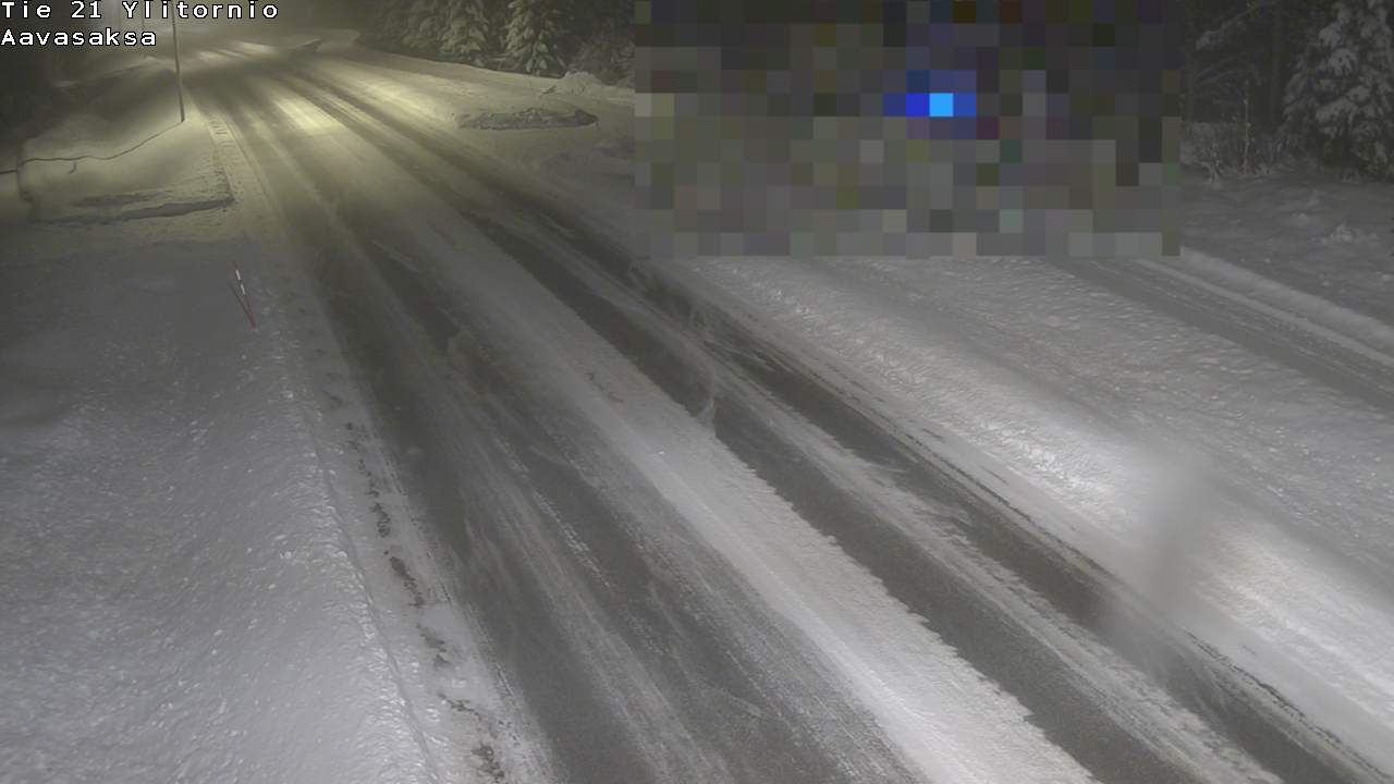 Weather Camera Image Väg 21 Ylitornio_Aavasaksa, Muonio, Lappi