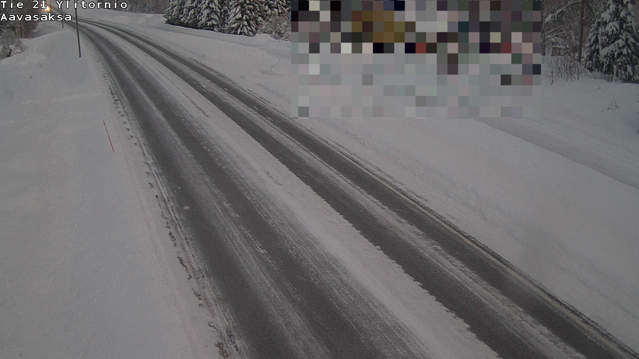 Weather Camera Image Väg 21 Ylitornio_Aavasaksa, Muonio, Lappi