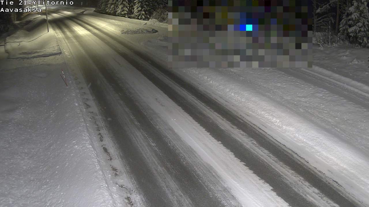 Weather Camera Image Väg 21 Ylitornio_Aavasaksa, Muonio, Lappi
