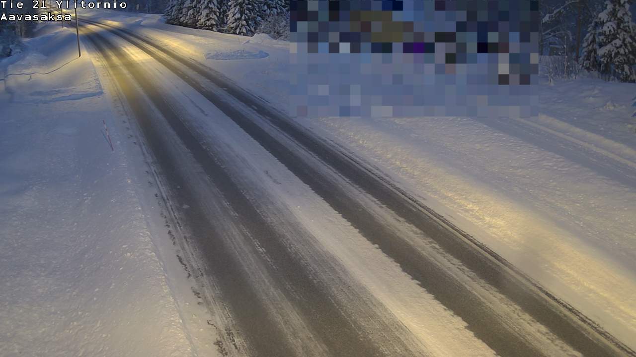 Weather Camera Image Väg 21 Ylitornio_Aavasaksa, Muonio, Lappi