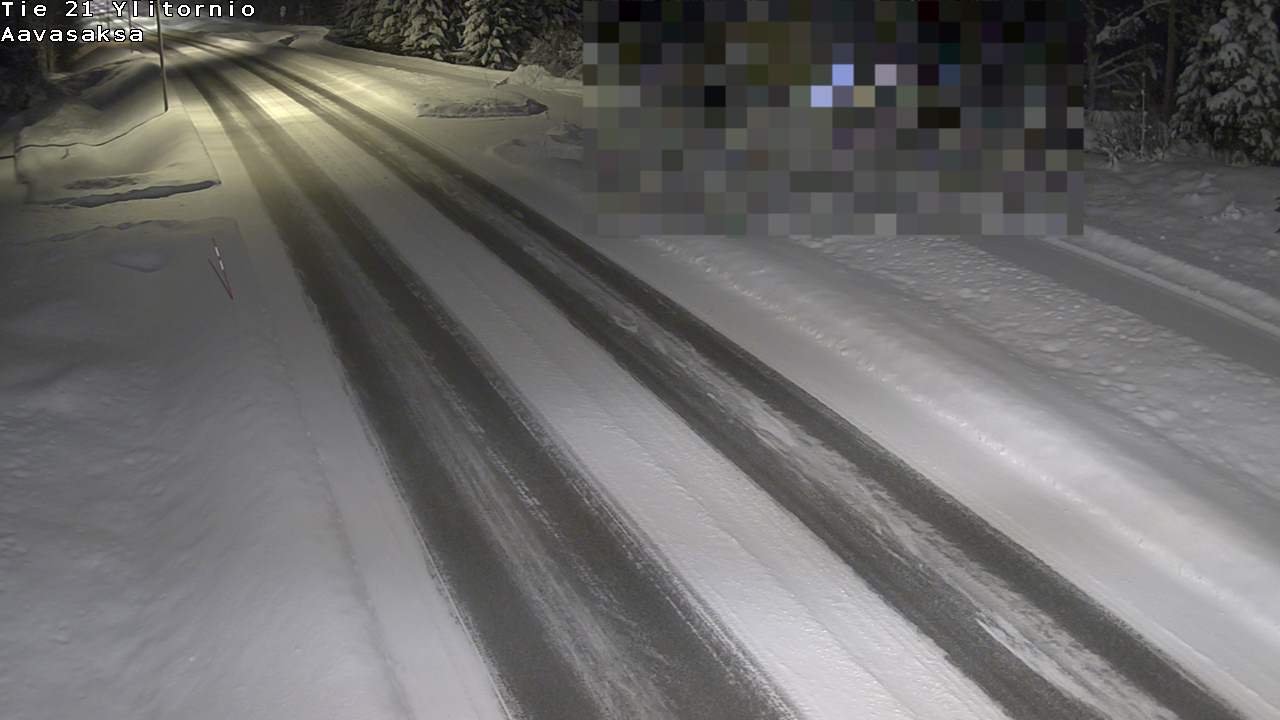 Weather Camera Image Väg 21 Ylitornio_Aavasaksa, Muonio, Lappi