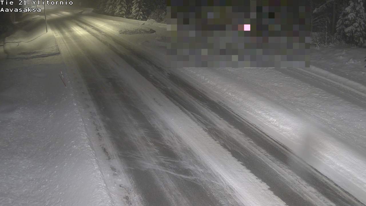 Weather Camera Image Väg 21 Ylitornio_Aavasaksa, Muonio, Lappi