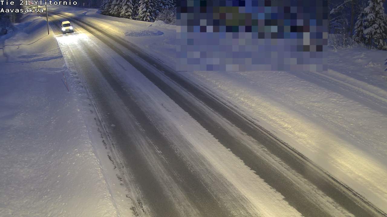 Weather Camera Image Väg 21 Ylitornio_Aavasaksa, Muonio, Lappi