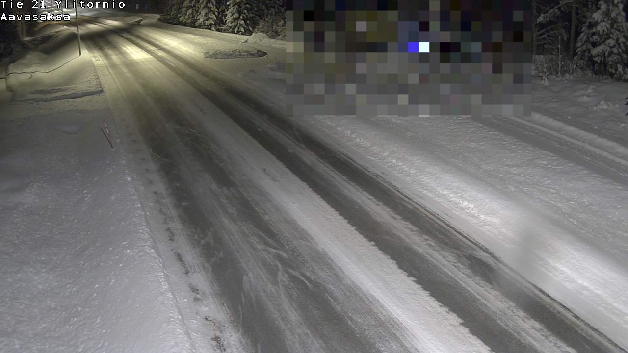 Weather Camera Image Väg 21 Ylitornio_Aavasaksa, Muonio, Lappi