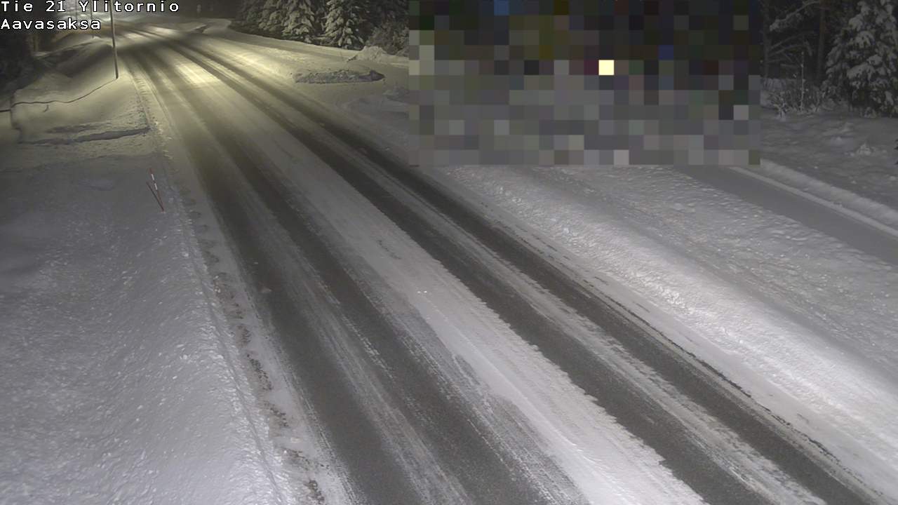 Weather Camera Image Väg 21 Ylitornio_Aavasaksa, Muonio, Lappi