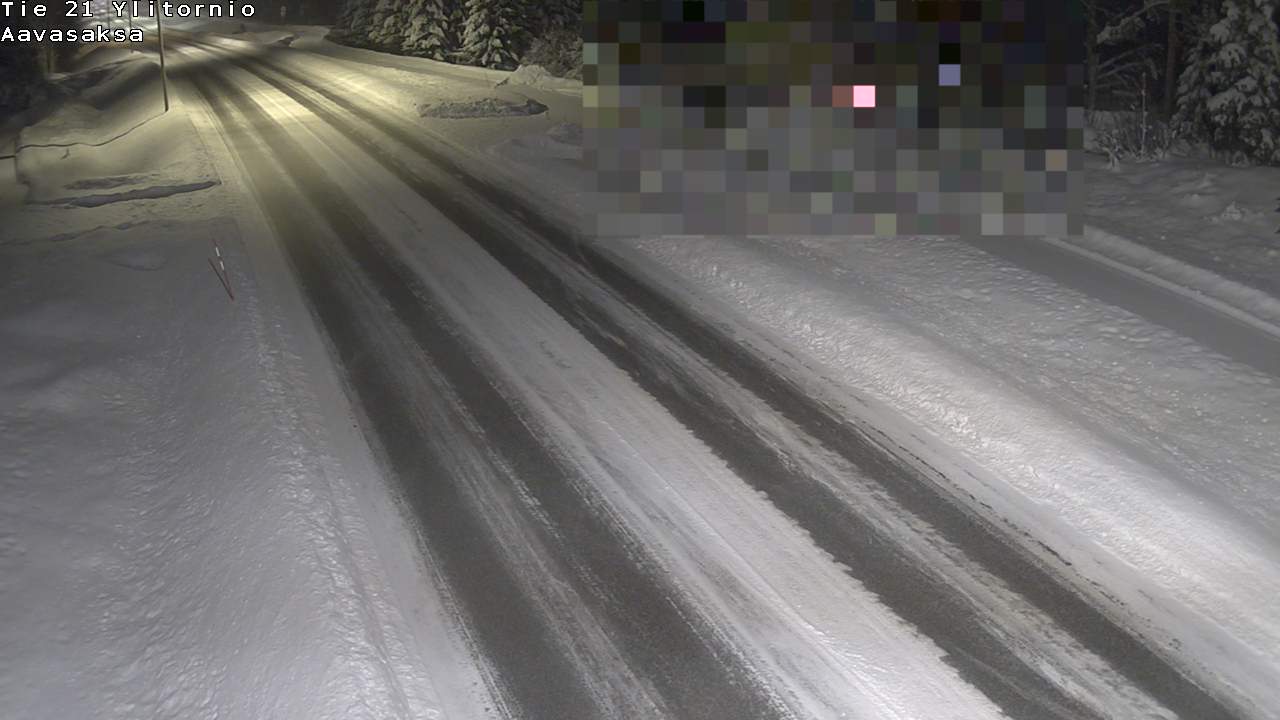 Weather Camera Image Väg 21 Ylitornio_Aavasaksa, Muonio, Lappi
