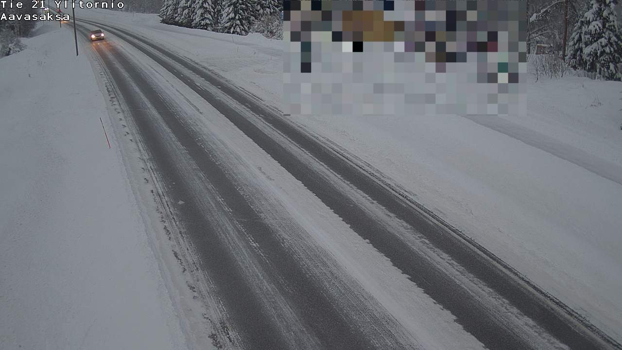 Weather Camera Image Väg 21 Ylitornio_Aavasaksa, Muonio, Lappi