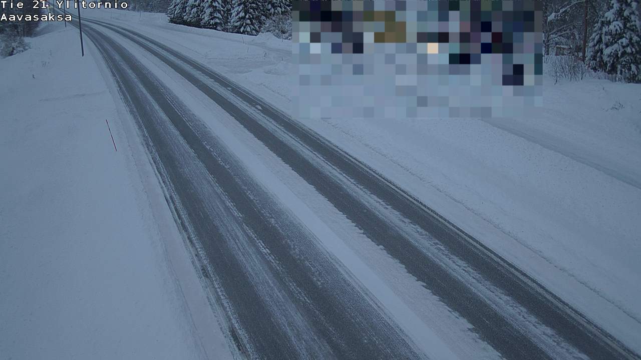 Weather Camera Image Väg 21 Ylitornio_Aavasaksa, Muonio, Lappi