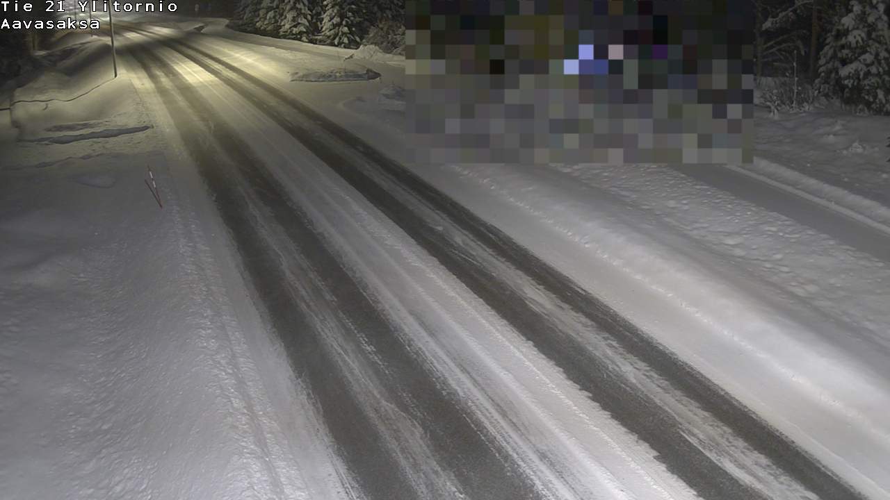 Weather Camera Image Väg 21 Ylitornio_Aavasaksa, Muonio, Lappi
