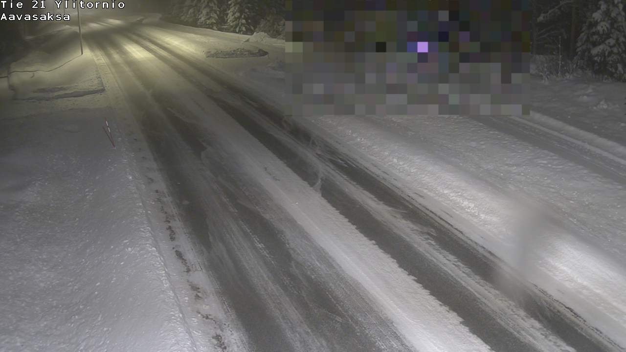 Weather Camera Image Väg 21 Ylitornio_Aavasaksa, Muonio, Lappi