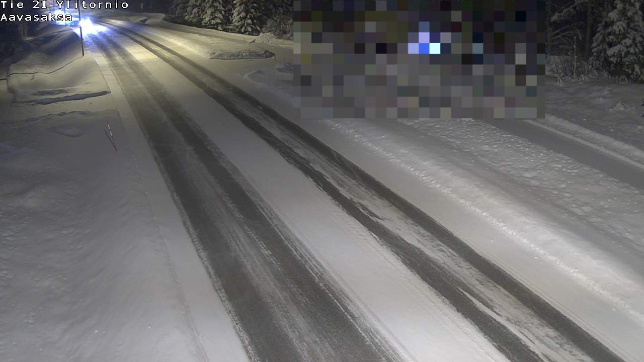 Weather Camera Image Väg 21 Ylitornio_Aavasaksa, Muonio, Lappi