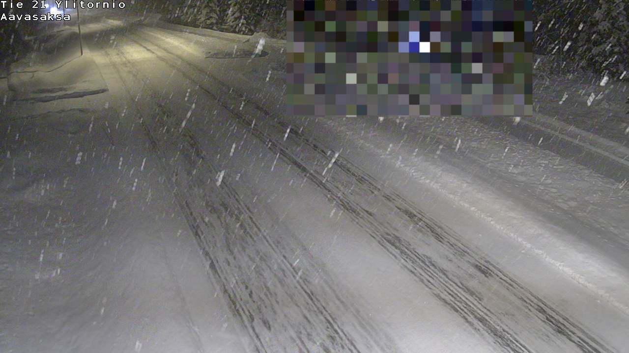 Weather Camera Image Väg 21 Ylitornio_Aavasaksa, Muonio, Lappi