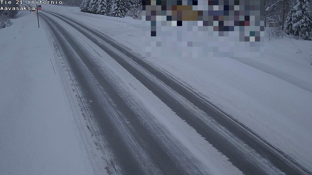 Weather Camera Image Väg 21 Ylitornio_Aavasaksa, Muonio, Lappi