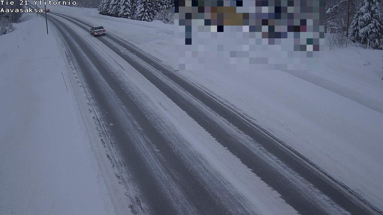 Weather Camera Image Väg 21 Ylitornio_Aavasaksa, Muonio, Lappi