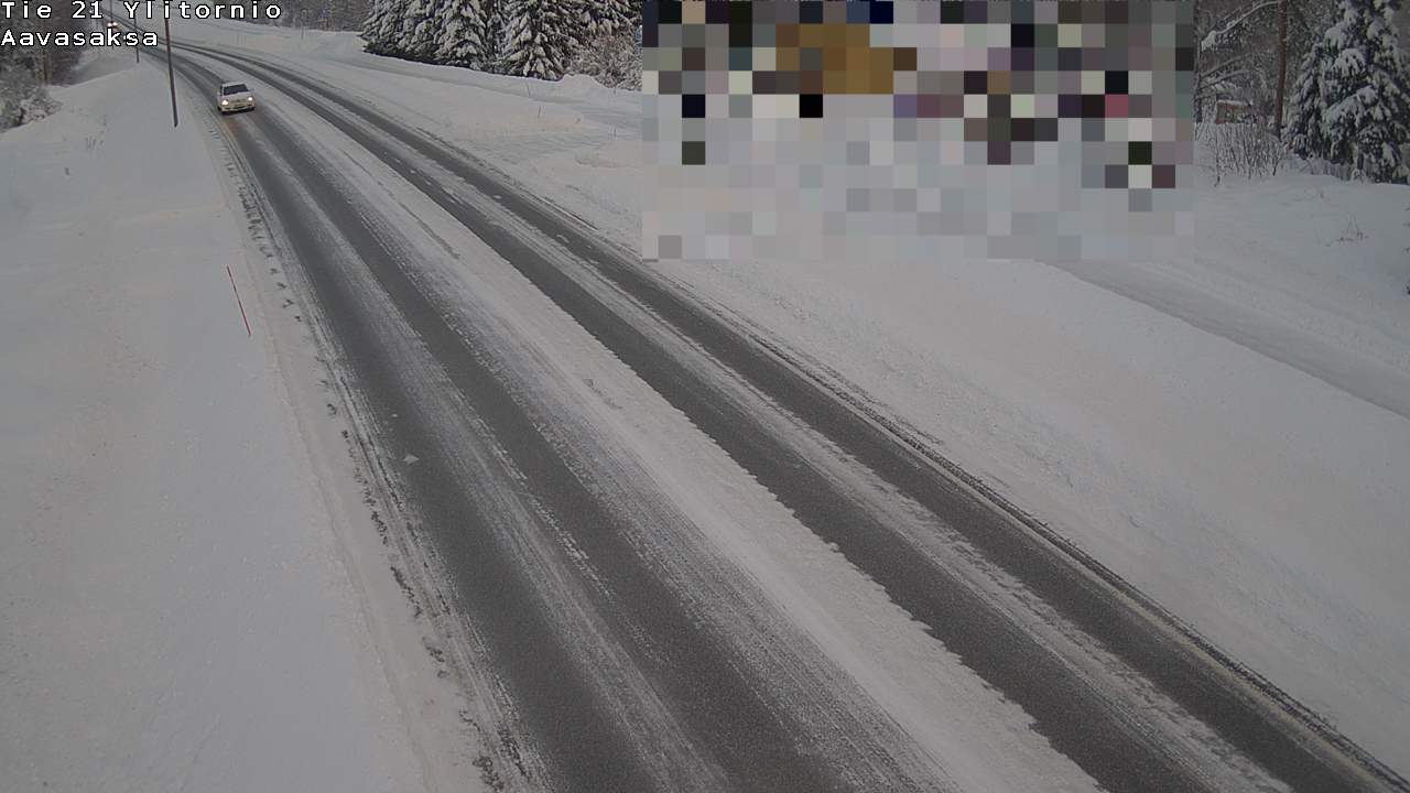 Weather Camera Image Väg 21 Ylitornio_Aavasaksa, Muonio, Lappi