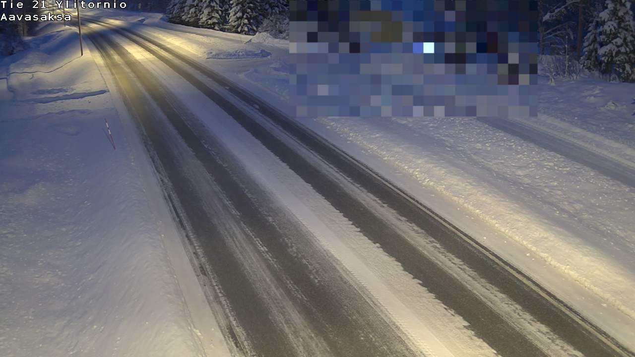 Weather Camera Image Väg 21 Ylitornio_Aavasaksa, Muonio, Lappi