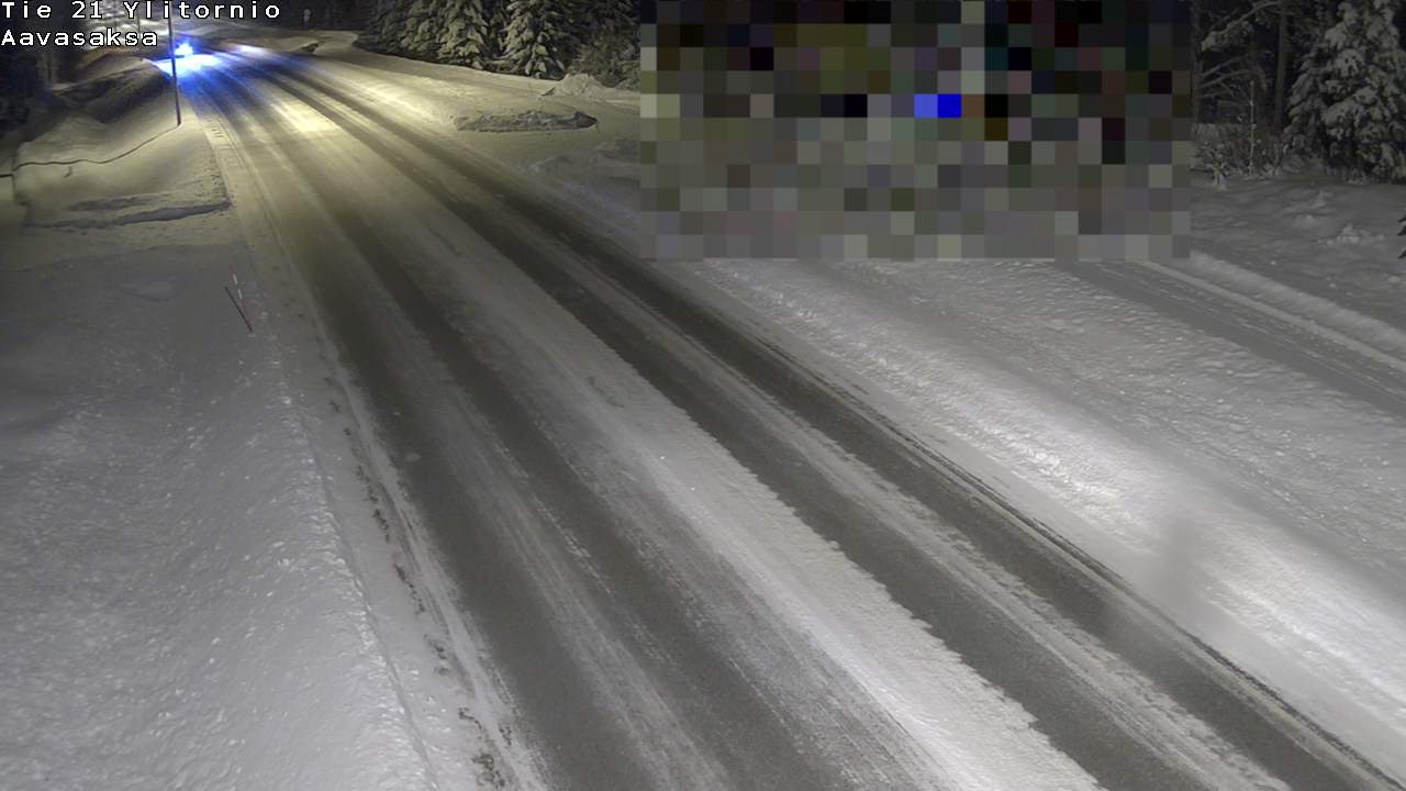 Weather Camera Image Väg 21 Ylitornio_Aavasaksa, Muonio, Lappi
