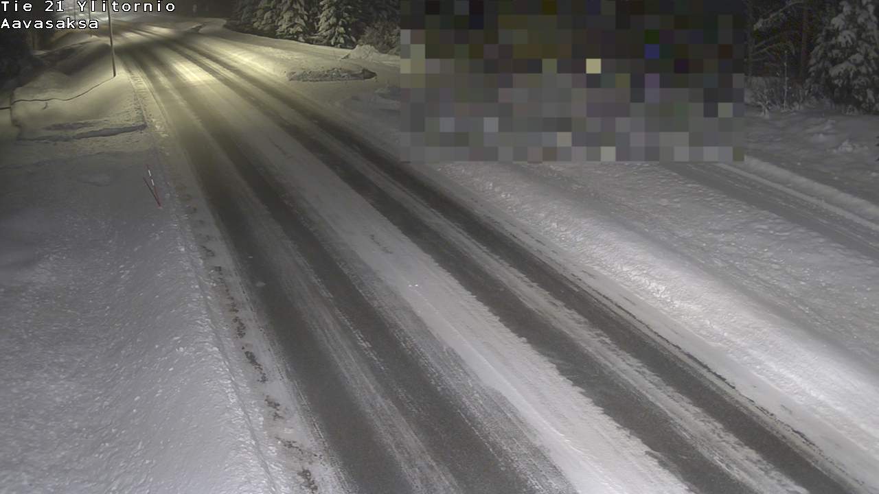 Weather Camera Image Väg 21 Ylitornio_Aavasaksa, Muonio, Lappi