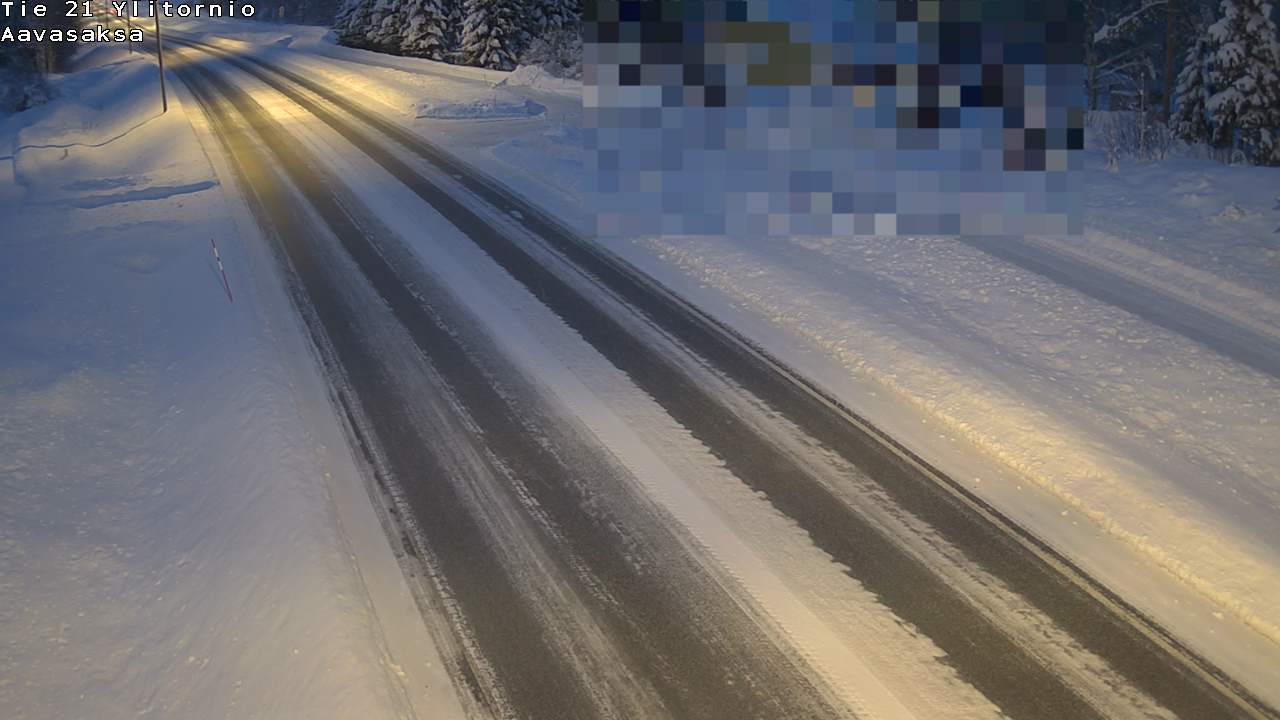Weather Camera Image Väg 21 Ylitornio_Aavasaksa, Muonio, Lappi