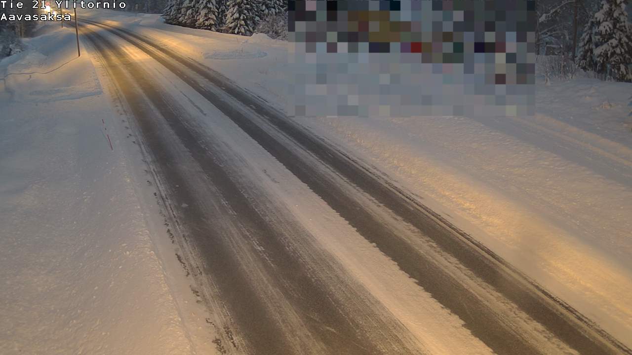 Weather Camera Image Väg 21 Ylitornio_Aavasaksa, Muonio, Lappi