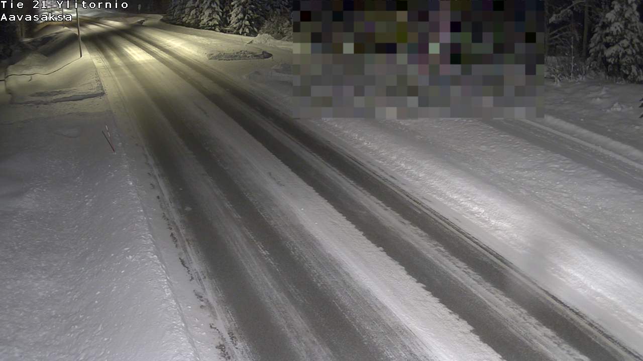 Weather Camera Image Väg 21 Ylitornio_Aavasaksa, Muonio, Lappi