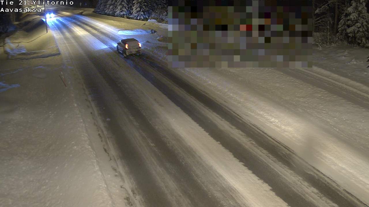 Weather Camera Image Väg 21 Ylitornio_Aavasaksa, Muonio, Lappi