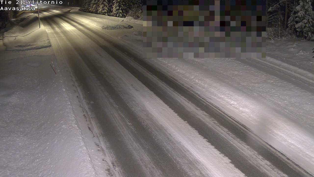 Weather Camera Image Väg 21 Ylitornio_Aavasaksa, Muonio, Lappi