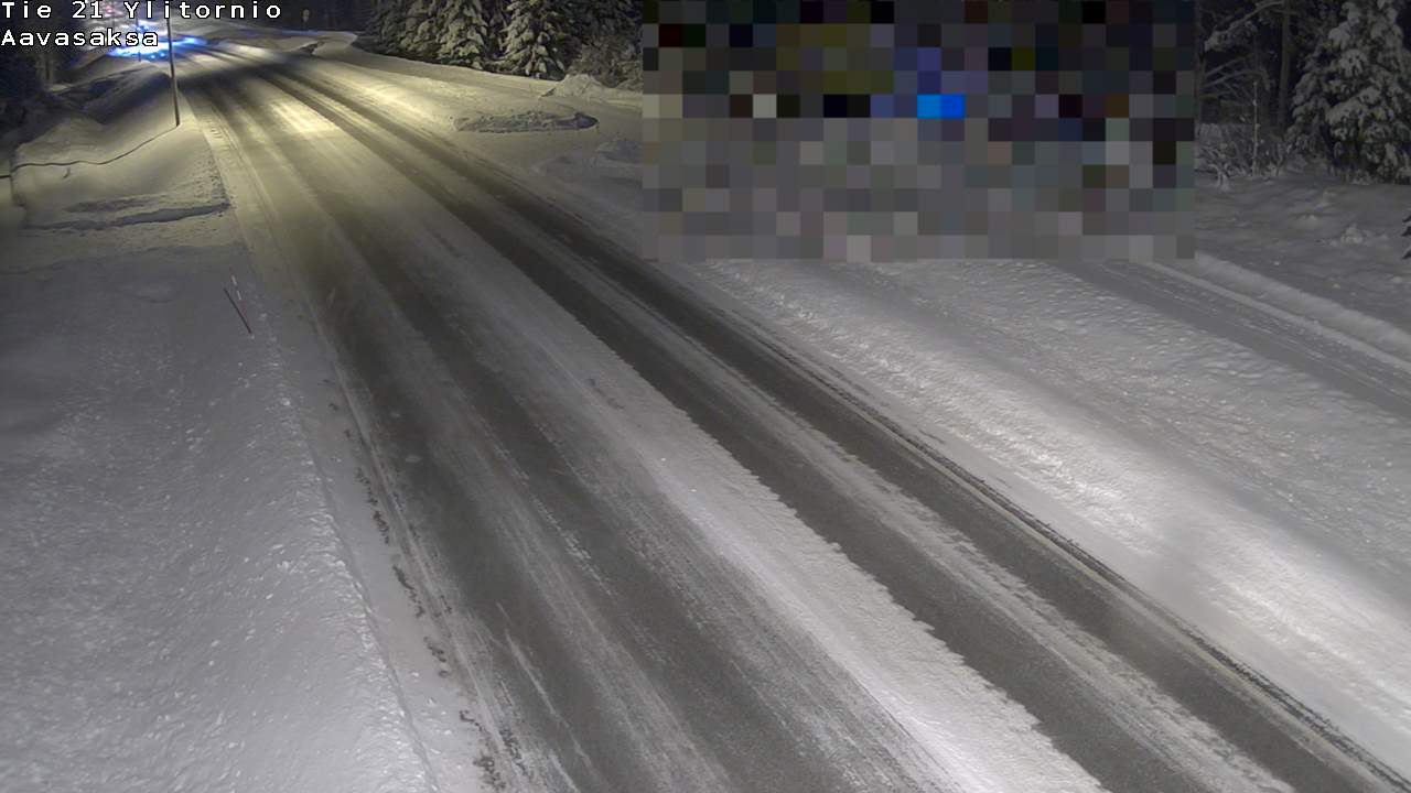 Weather Camera Image Väg 21 Ylitornio_Aavasaksa, Muonio, Lappi