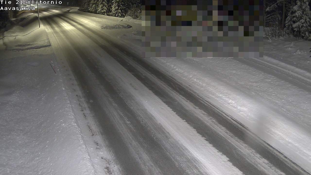Weather Camera Image Väg 21 Ylitornio_Aavasaksa, Muonio, Lappi