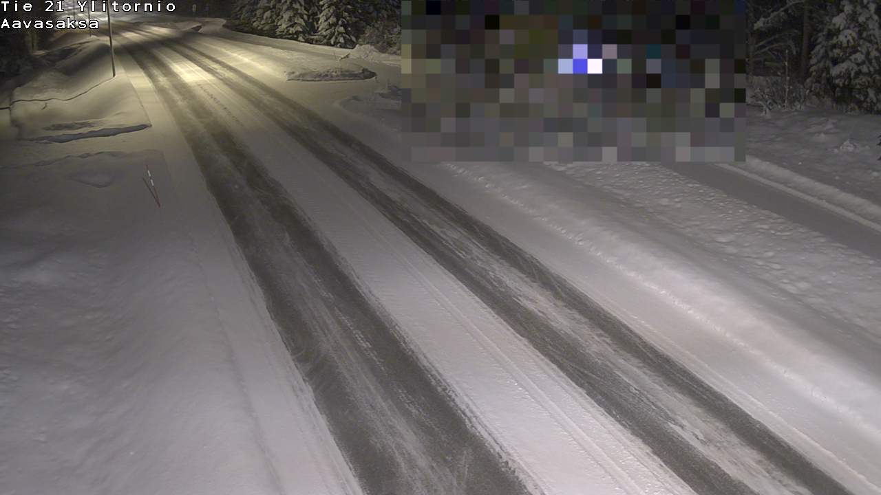 Weather Camera Image Väg 21 Ylitornio_Aavasaksa, Muonio, Lappi
