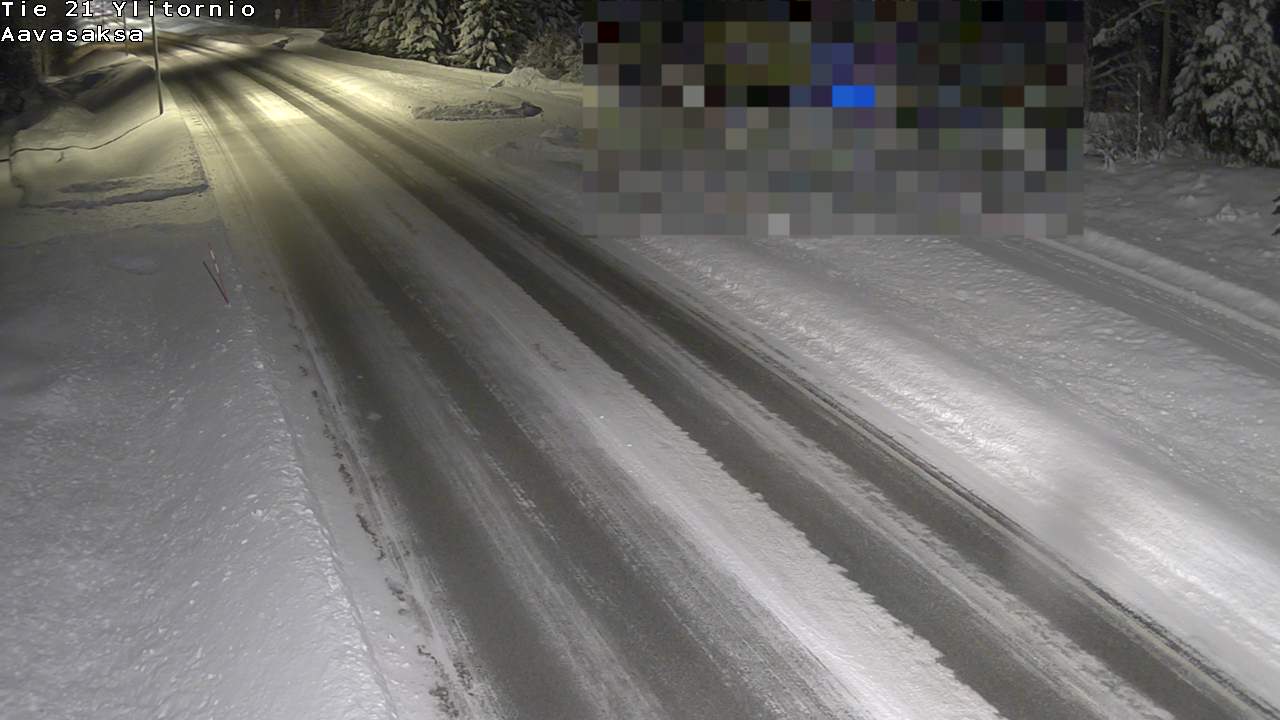 Weather Camera Image Väg 21 Ylitornio_Aavasaksa, Muonio, Lappi