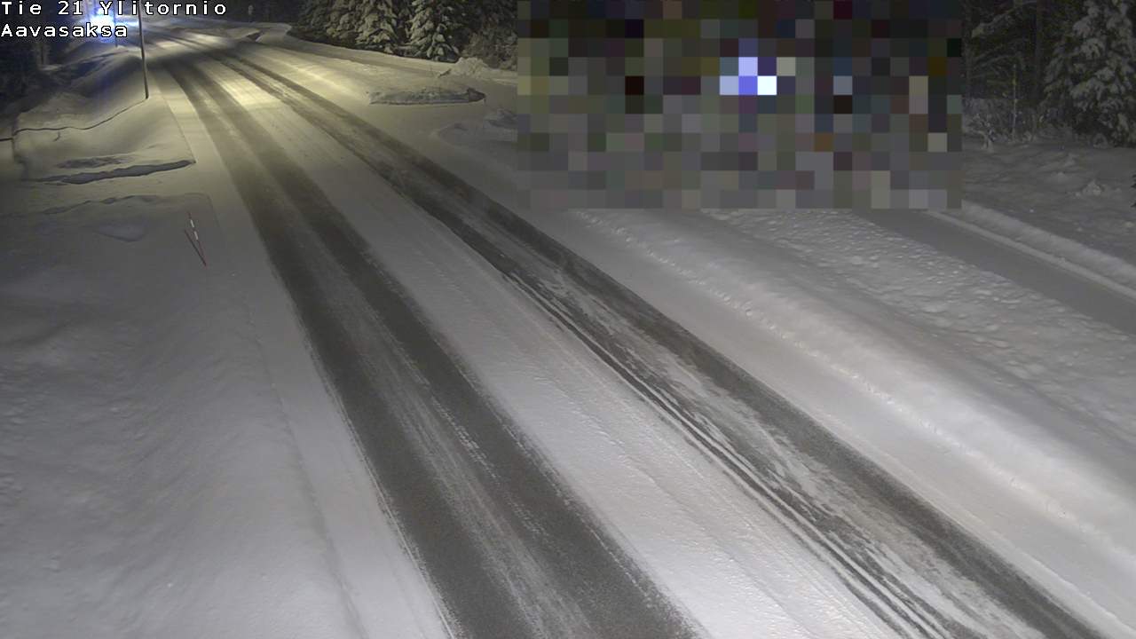 Weather Camera Image Väg 21 Ylitornio_Aavasaksa, Muonio, Lappi