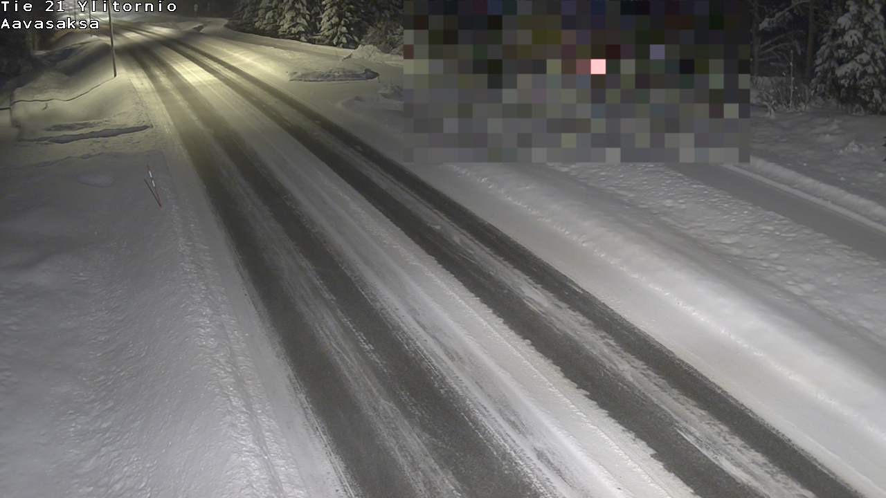Weather Camera Image Väg 21 Ylitornio_Aavasaksa, Muonio, Lappi