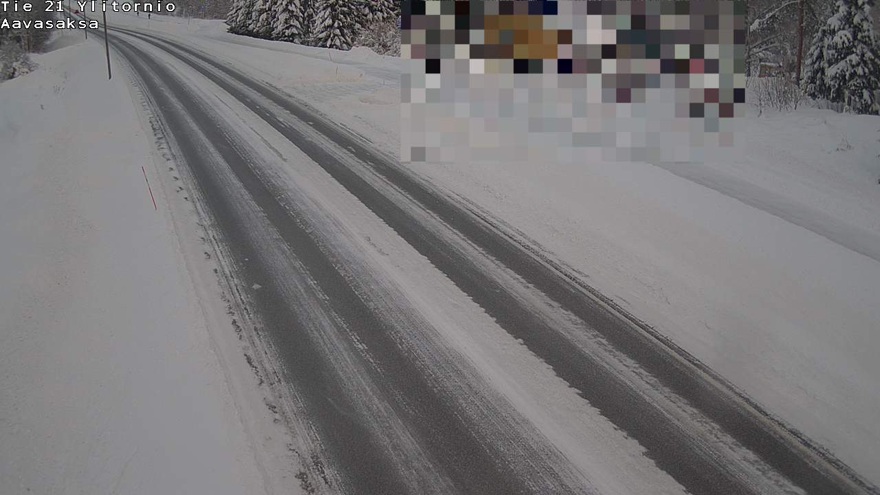 Weather Camera Image Väg 21 Ylitornio_Aavasaksa, Muonio, Lappi