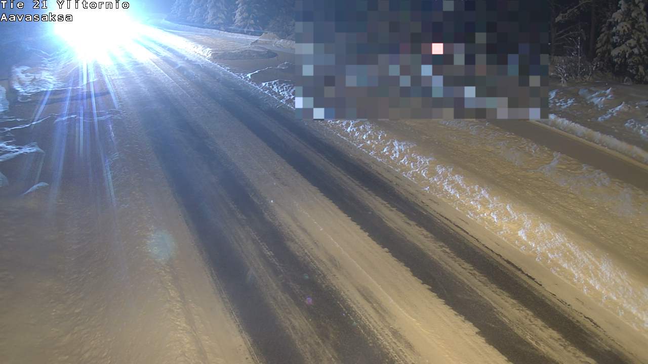 Weather Camera Image Väg 21 Ylitornio_Aavasaksa, Muonio, Lappi