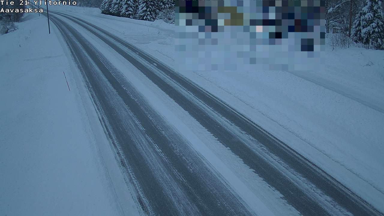 Weather Camera Image Väg 21 Ylitornio_Aavasaksa, Muonio, Lappi