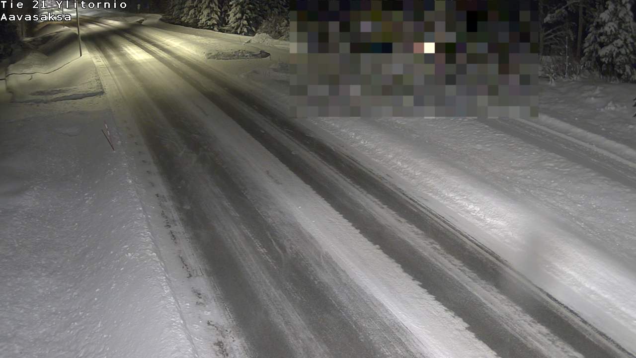 Weather Camera Image Väg 21 Ylitornio_Aavasaksa, Muonio, Lappi